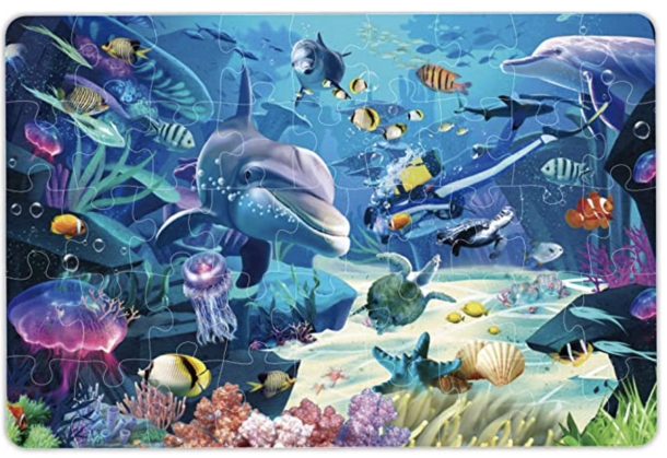 Kids-Puzzle-Puzzles-for-Kids-Ages-4-8-Underwater-Floor-Puzzle